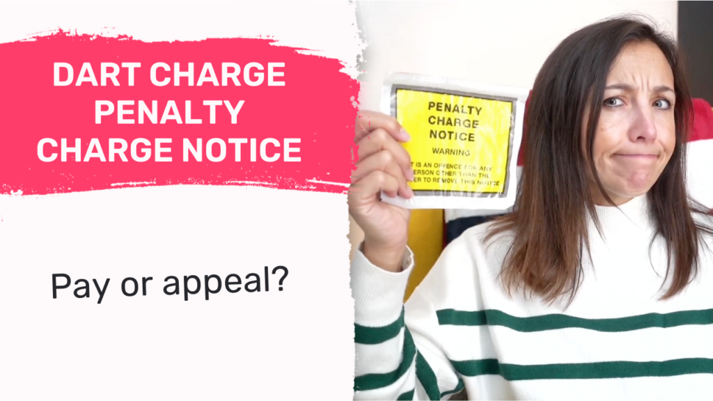 Pay or Appeal Dart Charge Penalty Charge Notice Easy Guide