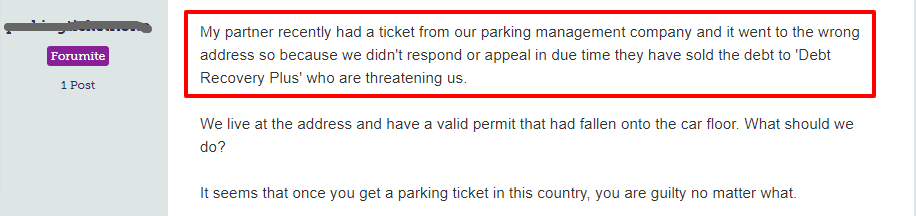 appeal Parking Eye fines