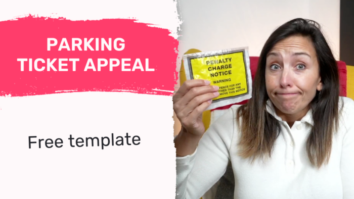 parking ticket appeal template