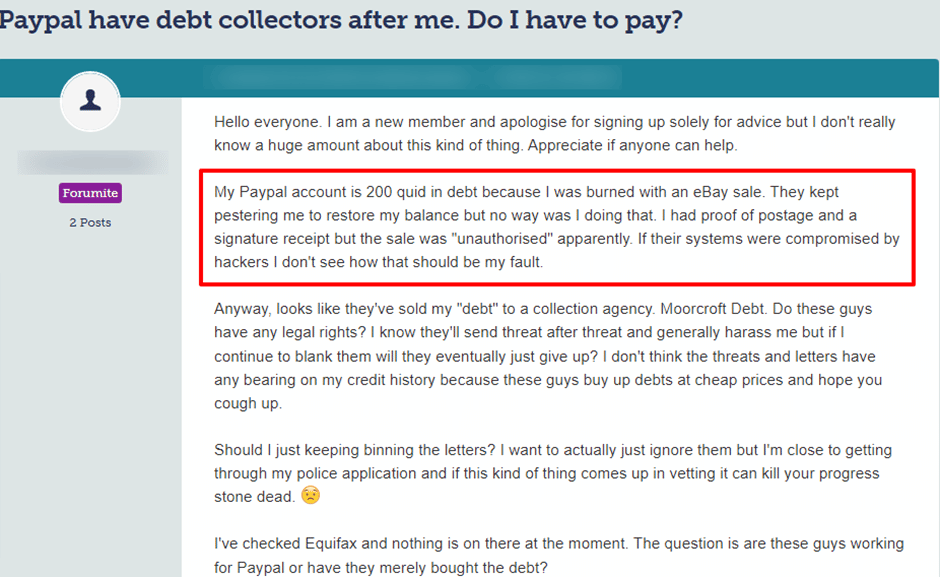 Do I Have to Pay PayPal Debt Collection?