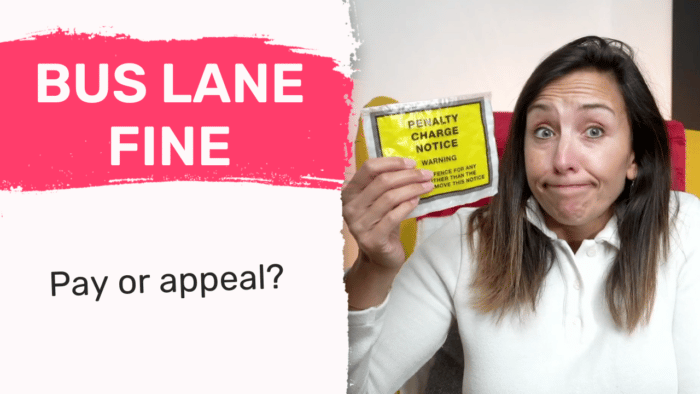 avoid paying bus lane fine appeal