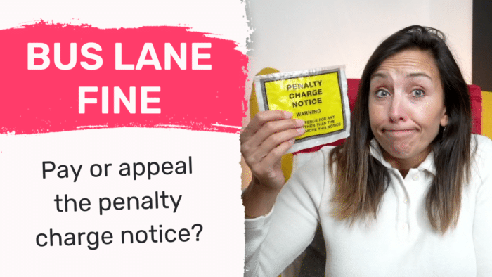 bus lane penalty charge notice appeal