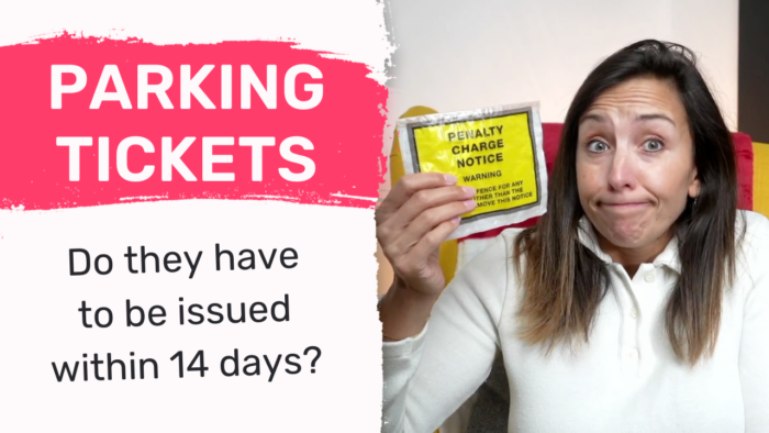 do parking tickets have to be issued within 14 days
