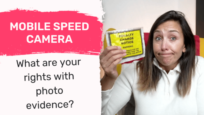 mobile speed camera photo evidence