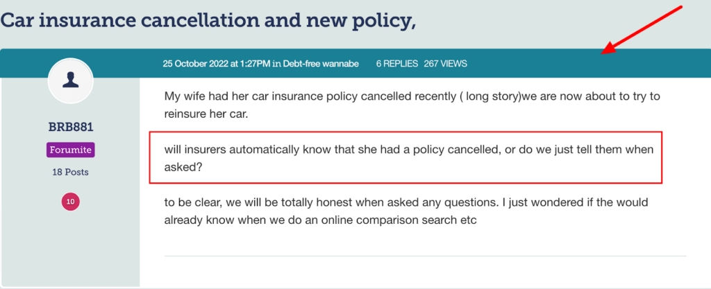 Can insurance companies find out about cancelled policies