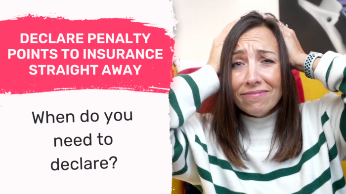 Declare Penalty Points to Insurance Straight Away
