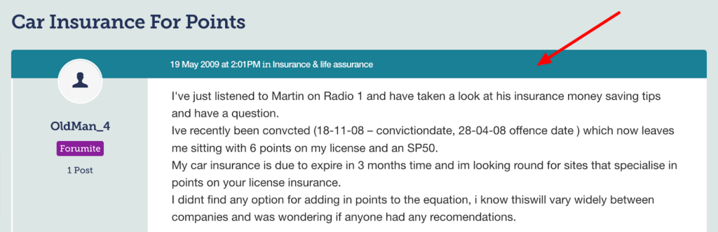 How can I get cheaper car insurance with penalty points on my licence