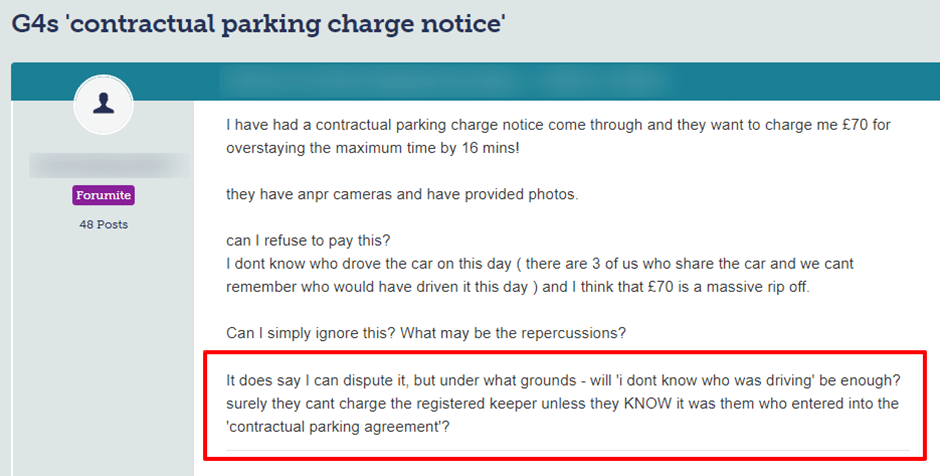 Should you appeal the parking charge?