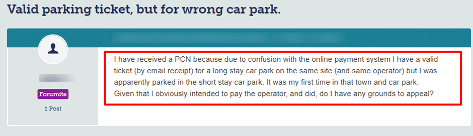 What makes a Parking Charge Notice invalid
