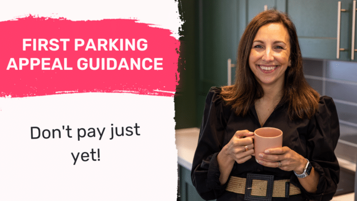 First Parking Appeal Guidance