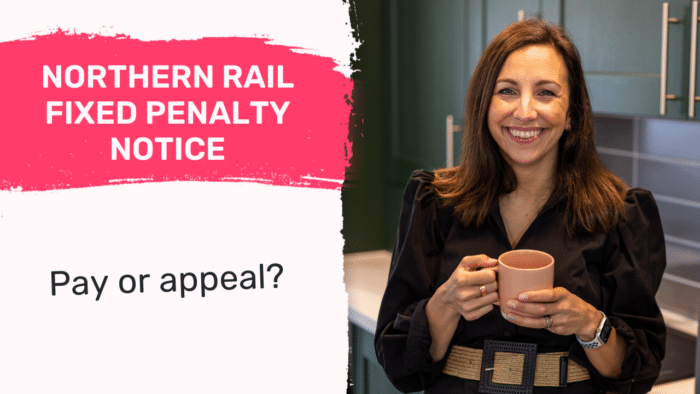 Northern Rail Fixed Penalty Notice