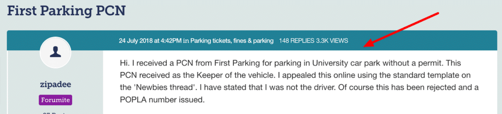 What happens if your First Parking appeal gets rejected
