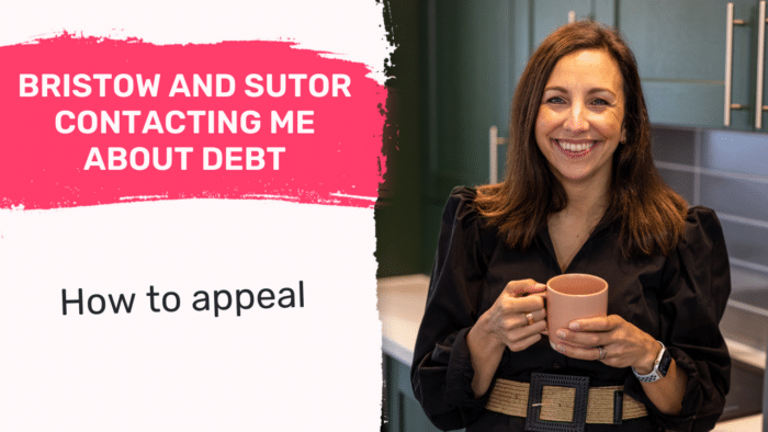 Bristow and Sutor Contacting Me About Debt - How to Appeal